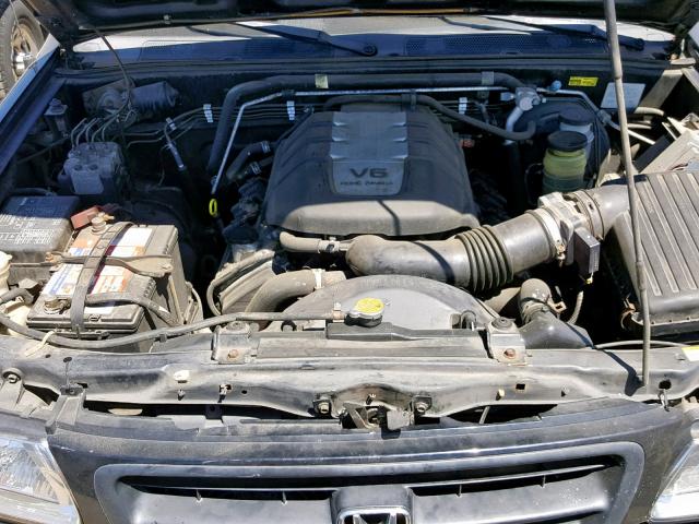 4S6CK58WX14407415 - 2001 HONDA PASSPORT E შავი ფოტო 7