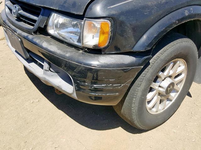 4S6CK58WX14407415 - 2001 HONDA PASSPORT E შავი ფოტო 9