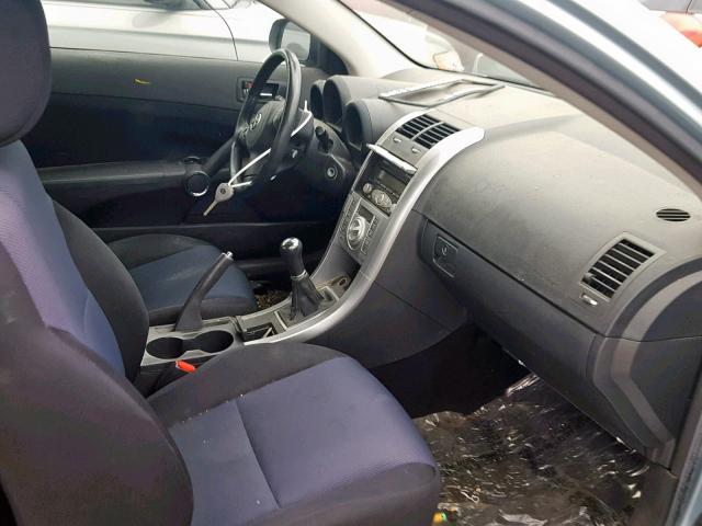 JTKDE177770144384 - 2007 TOYOTA SCION TC ლურჯი ფოტო 5