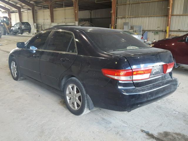 1HGCM66583A087878 - 2003 HONDA ACCORD BLACK photo 3