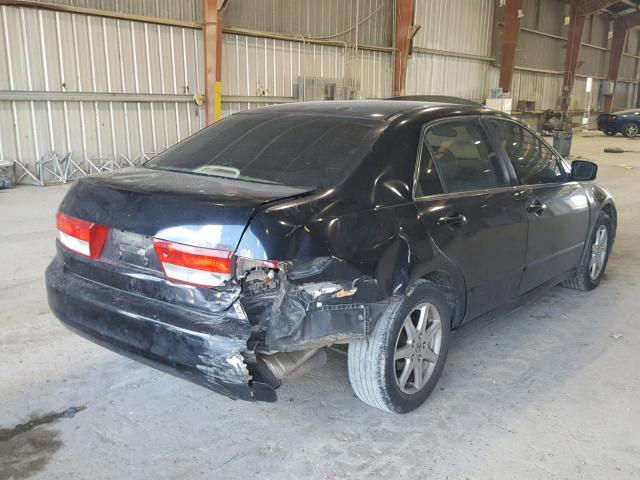 1HGCM66583A087878 - 2003 HONDA ACCORD BLACK photo 4