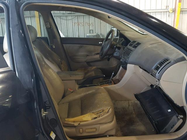 1HGCM66583A087878 - 2003 HONDA ACCORD BLACK photo 5