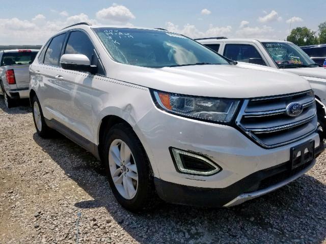 2FMTK4J99FBB26954 - 2015 FORD EDGE SEL WHITE photo 1