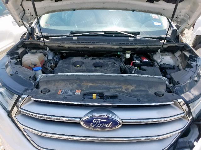 2FMTK4J99FBB26954 - 2015 FORD EDGE SEL WHITE photo 7