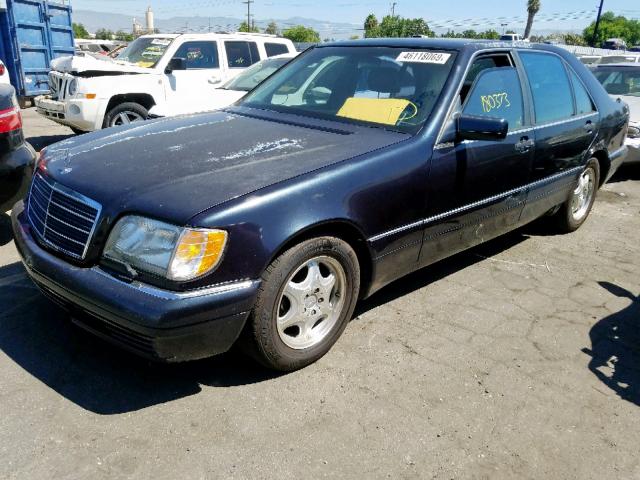 WDBGA51G0WA397411 - 1998 MERCEDES-BENZ S 500 BLACK photo 2