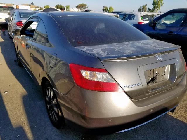 2HGFG1B92AH504474 - 2010 HONDA CIVIC EXL 黑色 照片 3