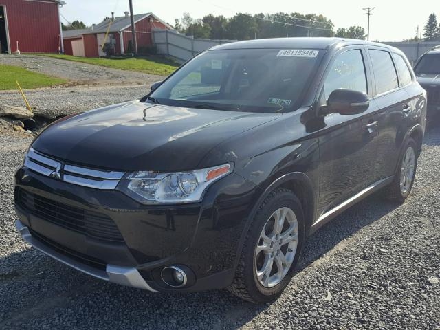 JA4AZ3A34FZ005544 - 2015 MITSUBISHI OUTLANDER BLACK photo 2