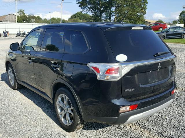 JA4AZ3A34FZ005544 - 2015 MITSUBISHI OUTLANDER BLACK photo 3