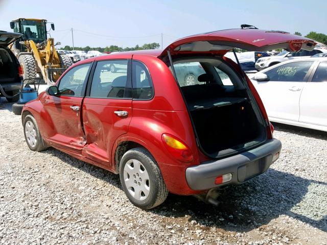 3C4FY48B43T559560 - 2003 CHRYSLER PT CRUISER RED photo 3