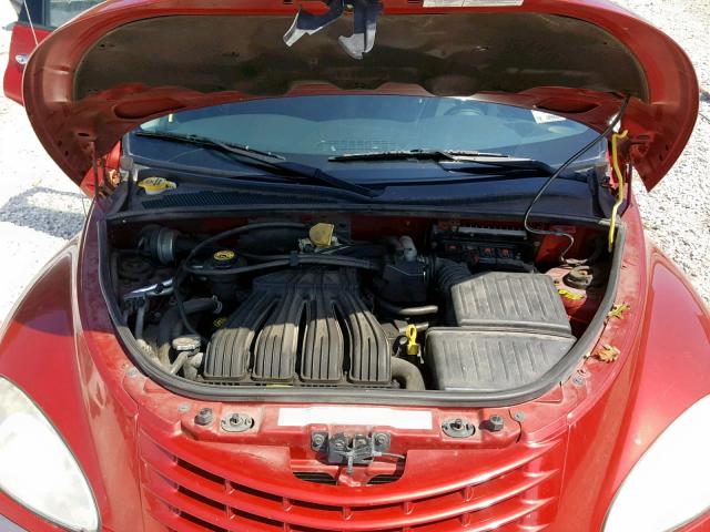 3C4FY48B43T559560 - 2003 CHRYSLER PT CRUISER RED photo 7