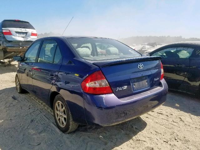 JT2BK18U530080912 - 2003 TOYOTA PRIUS BLUE photo 3