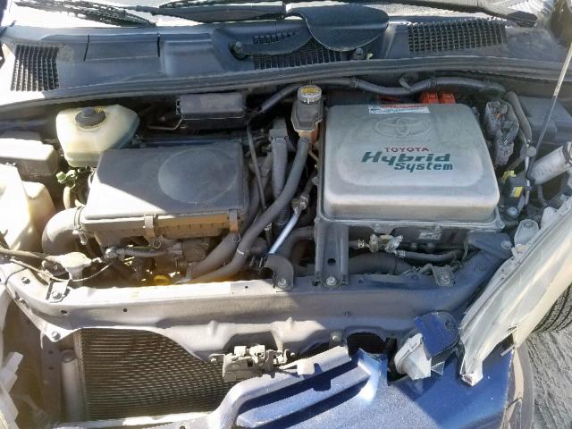 JT2BK18U530080912 - 2003 TOYOTA PRIUS BLUE photo 7