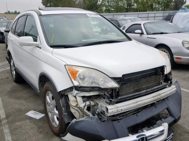 JHLRE38748C034290 - 2008 HONDA CR-V EXL WHITE photo 1