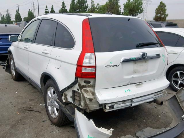 JHLRE38748C034290 - 2008 HONDA CR-V EXL WHITE photo 3