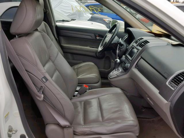 JHLRE38748C034290 - 2008 HONDA CR-V EXL WHITE photo 5