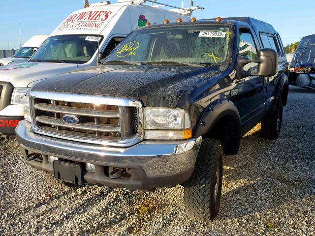 1FTSF31L43EB15175 - 2003 FORD F350 SRW S BLACK photo 2