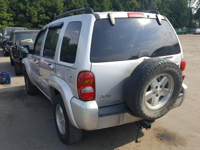 1J4GL58K14W131847 - 2004 JEEP LIBERTY LI SILVER photo 3