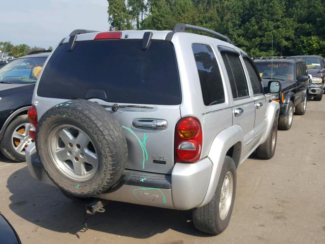 1J4GL58K14W131847 - 2004 JEEP LIBERTY LI SILVER photo 4