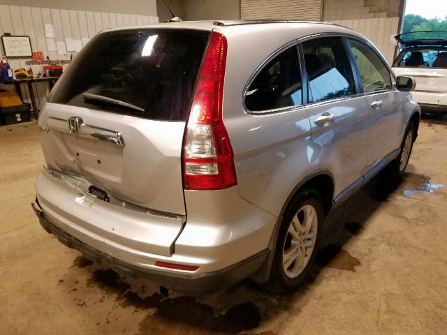 5J6RE3H77BL052734 - 2011 HONDA CR-V EXL SILVER photo 4