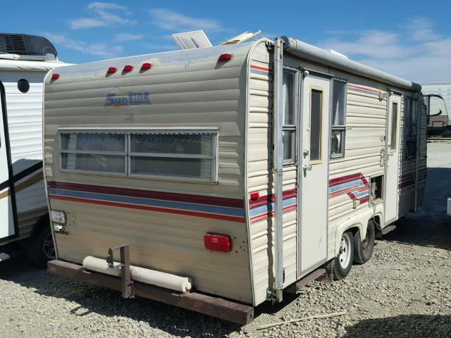 1LC2S1K26FD221910 - 1985 SUNL CAMPER TRL TAN photo 4