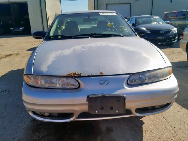 1G3NL52E13C255956 - 2003 OLDSMOBILE ALERO GL SILVER photo 9