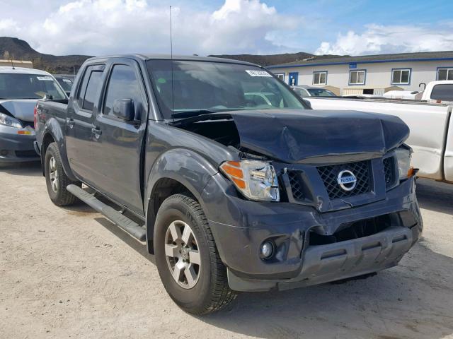 1N6AD0ER9AC425942 - 2010 NISSAN FRONTIER C GRAY photo 1