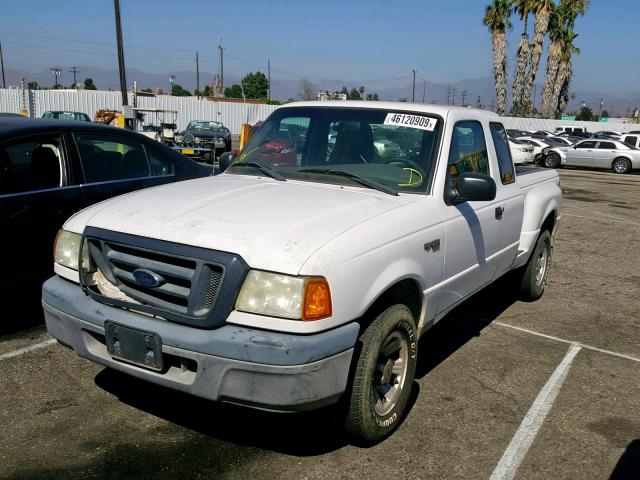 1FTYR14U14PA09167 - 2004 FORD RANGER SUP WHITE photo 2