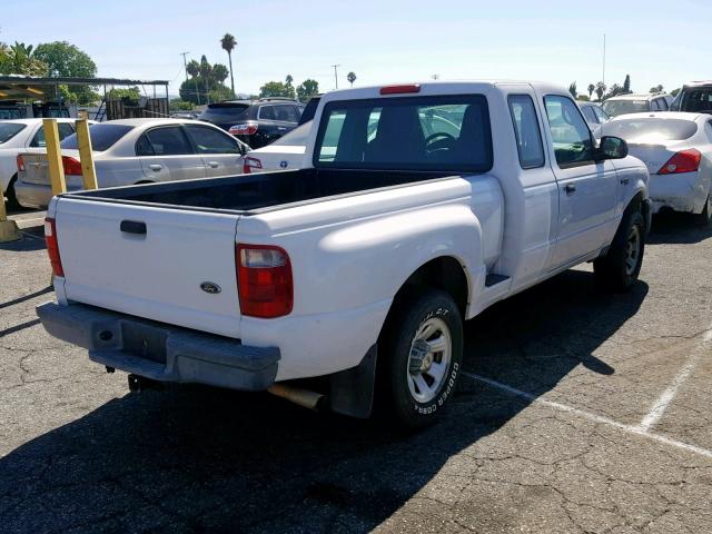 1FTYR14U14PA09167 - 2004 FORD RANGER SUP WHITE photo 4