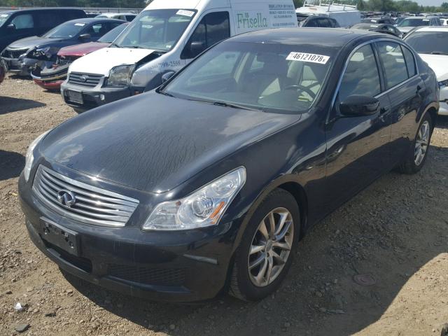 JNKCV61EX9M011068 - 2009 INFINITI G37 BASE BLACK photo 2