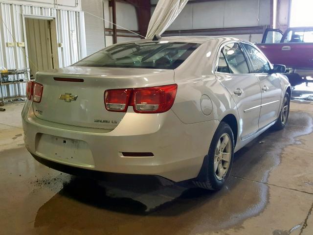 1G11B5SL6EF187812 - 2014 CHEVROLET MALIBU LS GRAY photo 4