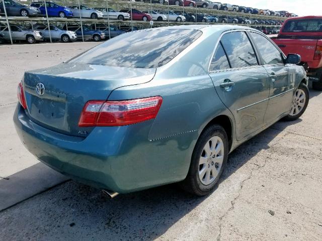 4T1BK46K39U584267 - 2009 TOYOTA CAMRY SE TEAL photo 4