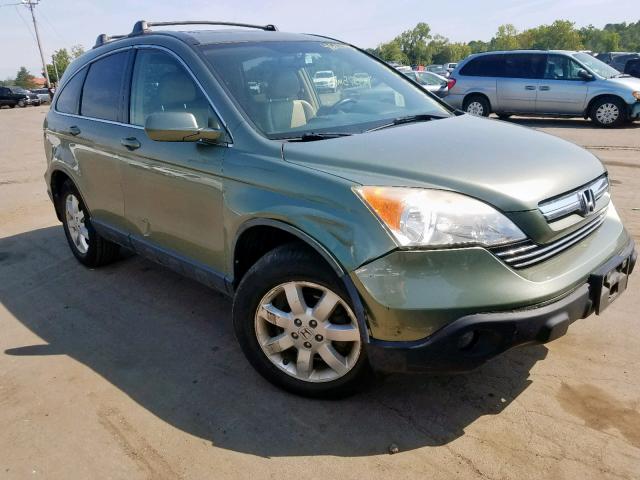 JHLRE487X8C016656 - 2008 HONDA CR-V EXL GREEN photo 1