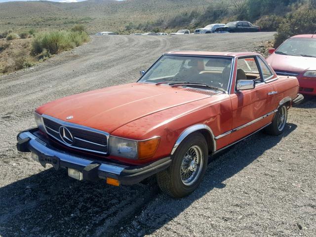 10704412040311 - 1977 MERCEDES-BENZ SL RED photo 2