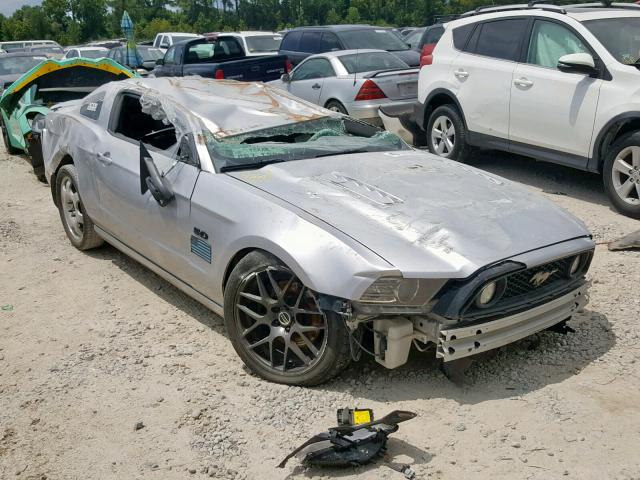 1ZVBP8CF2D5283767 - 2013 FORD MUSTANG GT SILVER photo 1