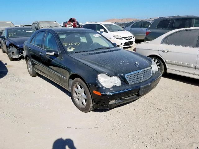 WDBRF61J61F074469 - 2001 MERCEDES-BENZ C 240 BLACK photo 1