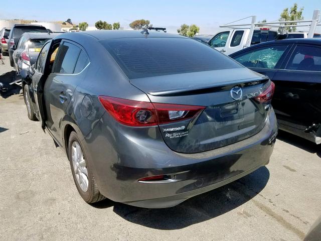 JM1BM1V78E1113124 - 2014 MAZDA 3 TOURING GRAY photo 3