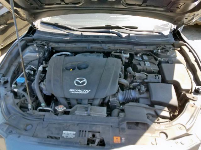 JM1BM1V78E1113124 - 2014 MAZDA 3 TOURING GRAY photo 7