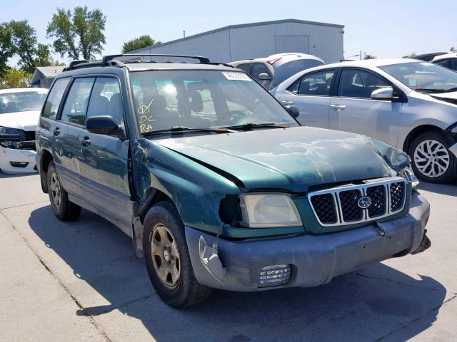 JF1SF63501H754333 - 2001 SUBARU FORESTER L GREEN photo 1