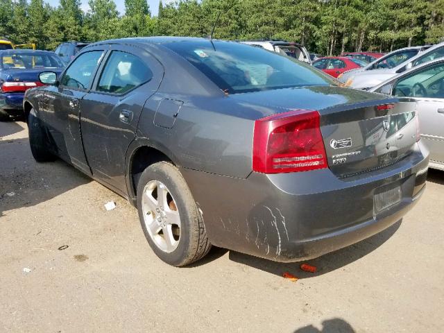 2B3LK33G08H280819 - 2008 DODGE CHARGER SX GRAY photo 3