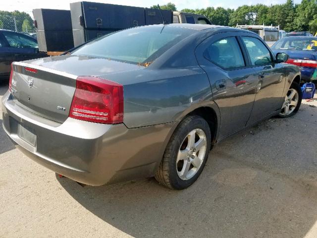 2B3LK33G08H280819 - 2008 DODGE CHARGER SX GRAY photo 4