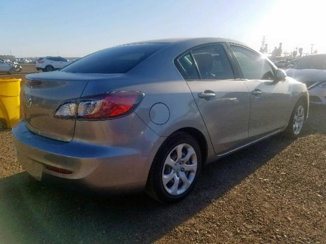 JM1BL1UF2C1524740 - 2012 MAZDA 3 I SILVER photo 4