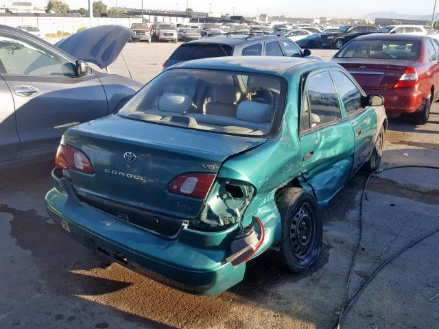 1NXBR12E2WZ060503 - 1998 TOYOTA COROLLA VE GREEN photo 4