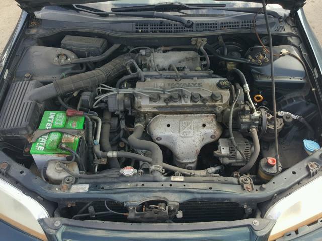 1HGCF86641A044828 - 2001 HONDA ACCORD VAL GREEN photo 7