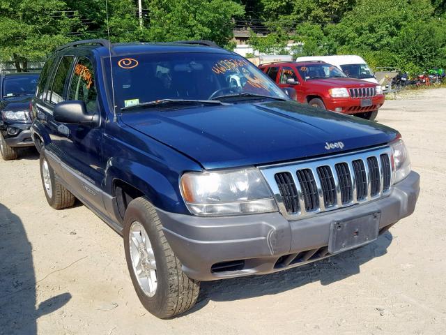 1J4GW48S42C314952 - 2002 JEEP GRAND CHER BLUE photo 1