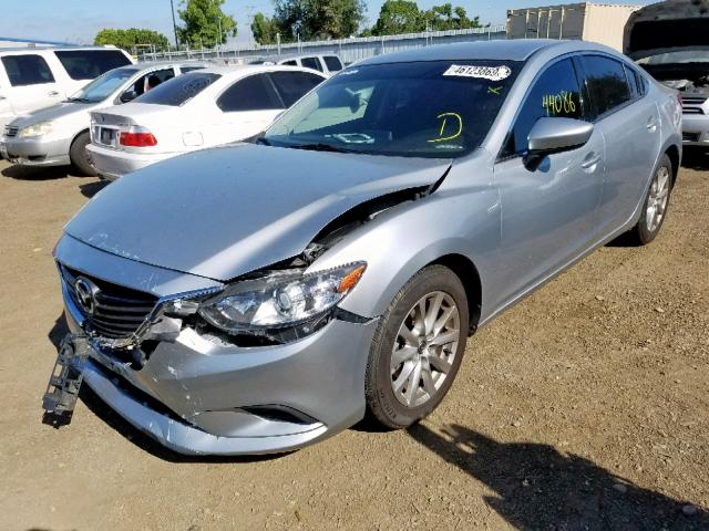 JM1GJ1U54G1472732 - 2016 MAZDA 6 SPORT SILVER photo 2