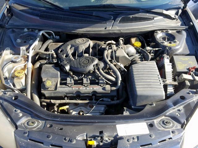 1C3EL45U81N637162 - 2001 CHRYSLER SEBRING LX BLUE photo 7