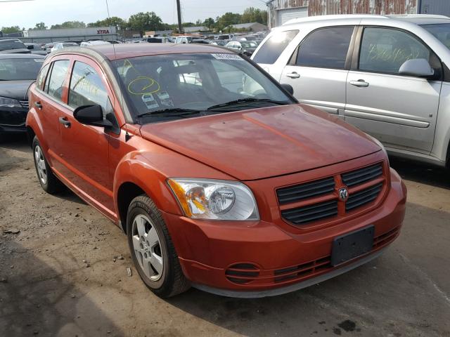 1B3HB28B78D632028 - 2008 DODGE CALIBER ORANGE photo 1