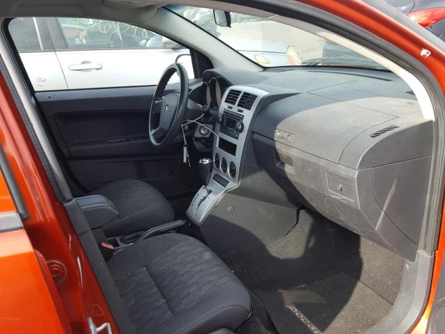 1B3HB28B78D632028 - 2008 DODGE CALIBER ORANGE photo 5