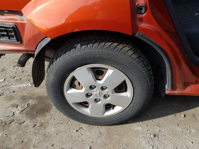 1B3HB28B78D632028 - 2008 DODGE CALIBER ORANGE photo 9