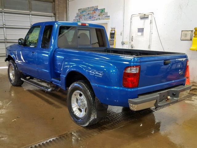 1FTZR15E61TA58072 - 2001 FORD RANGER SUP BLUE photo 3